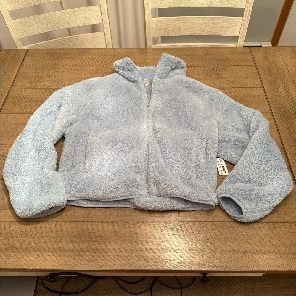 Old Navy Light Blue Fleece Jacket